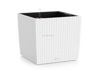 Кашпо Cube Cottage (Кьюб Коттедж) 40 Белый с системой полива