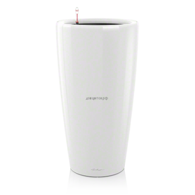 Кашпо Rondo (Рондо) 40 Белое с системой полива