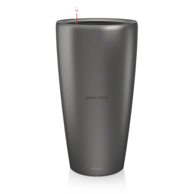 Кашпо Rondo (Рондо) 40 Антрацит с системой полива