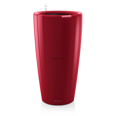 Кашпо Rondo (Рондо) 32 Красное с системой полива